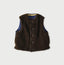 Wool Boa x Nylon Vest