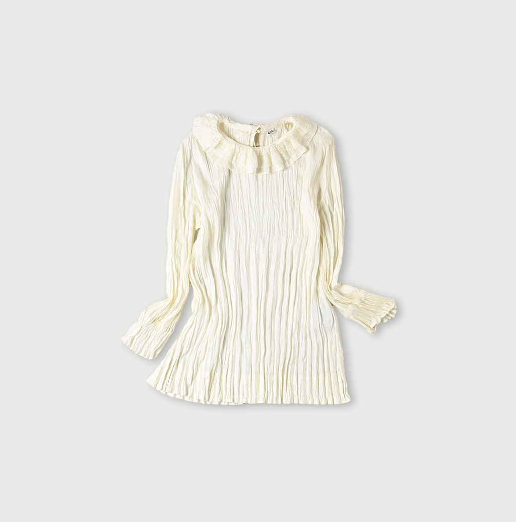 Indian Silk Frill Collar Blouse