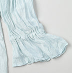 Indian Silk Frill Collar Blouse Detail