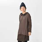 Indian Silk Frill Collar Blouse Female Model