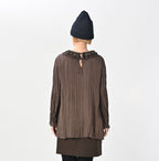 Indian Silk Frill Collar Blouse Female Model