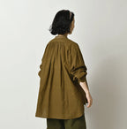 Indian Khadi Tuck x Lace Smock Blouse