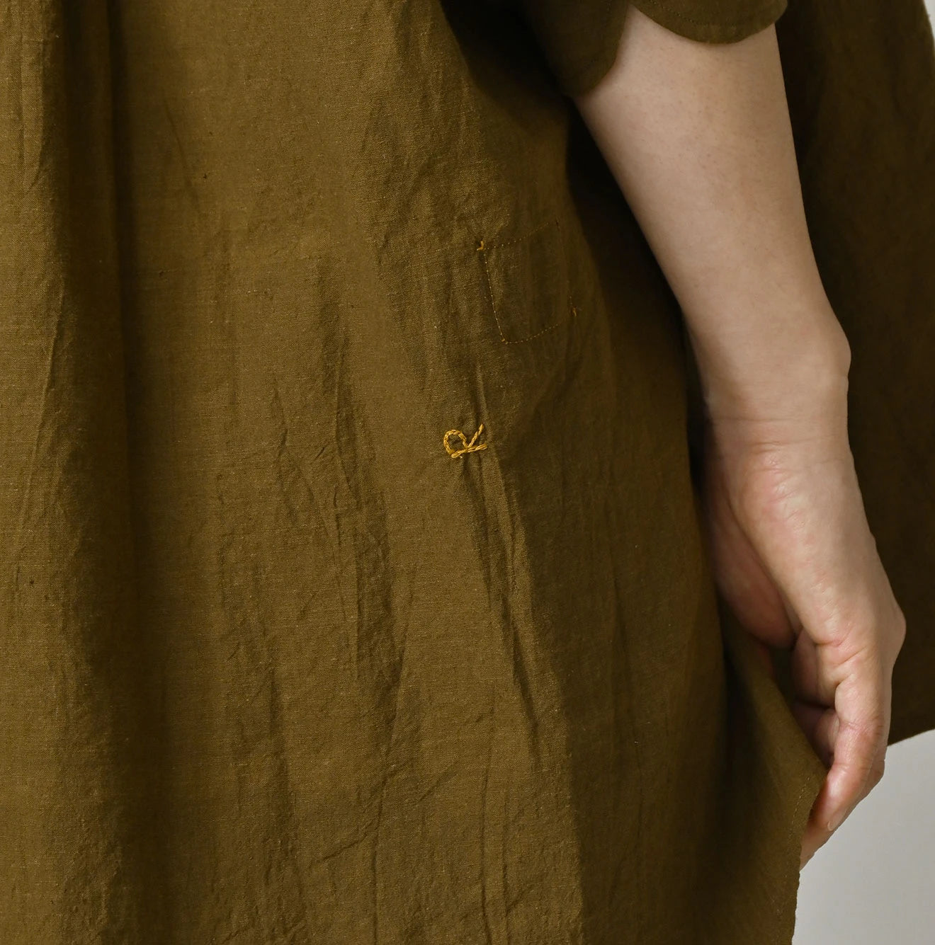 Indian Khadi Tuck x Lace Smock Blouse