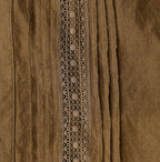 Indian Khadi Tuck x Lace Smock Blouse