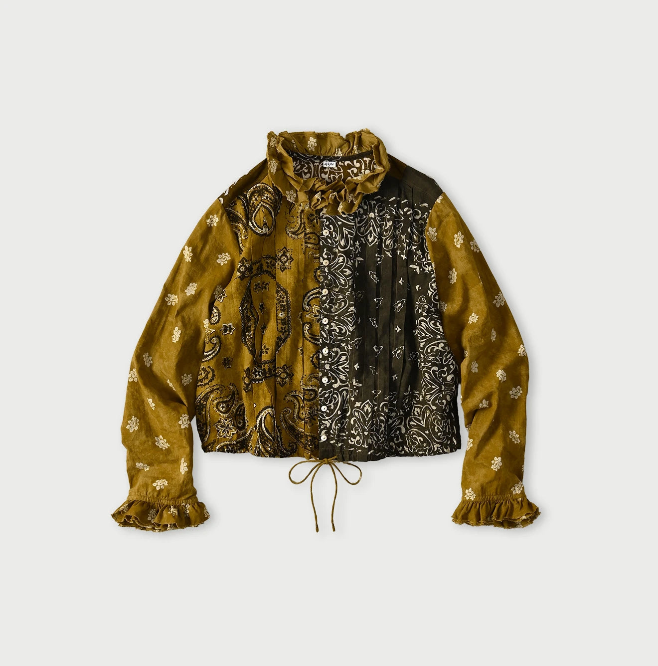 Indian Khadi Bandana Mix A la Mode Patchwork Tallulah Blouse