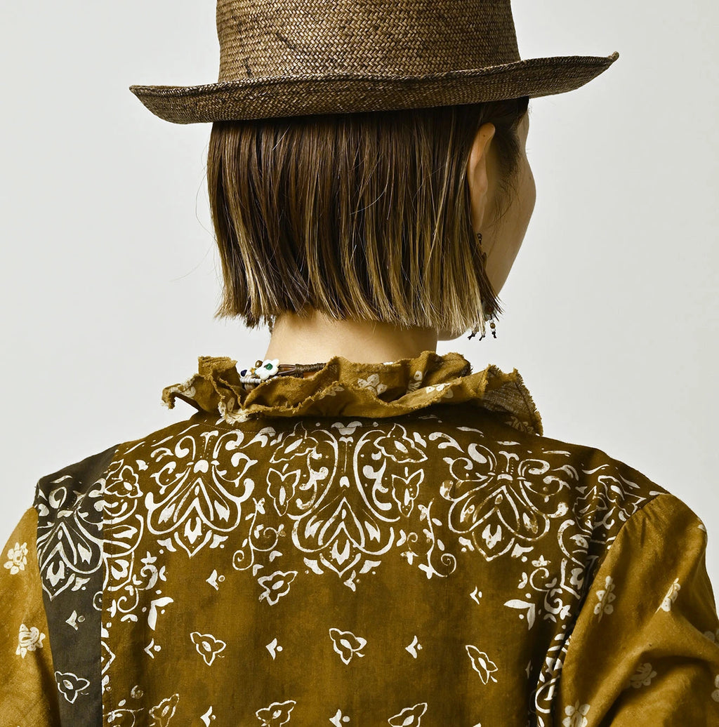 Indian Khadi Bandana Mix A la Mode Patchwork Tallulah Blouse