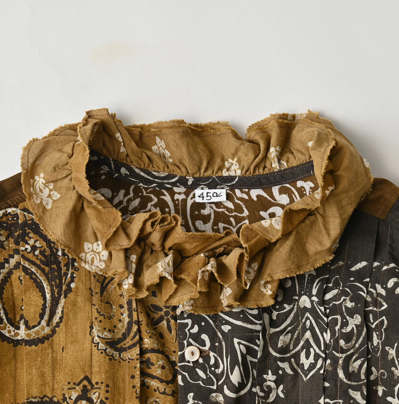 Indian Khadi Bandana Mix A la Mode Patchwork Tallulah Blouse
