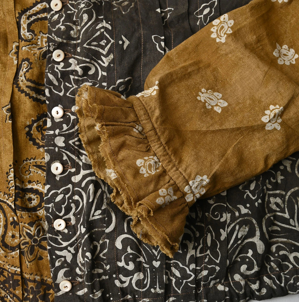 Indian Khadi Bandana Mix A la Mode Patchwork Tallulah Blouse
