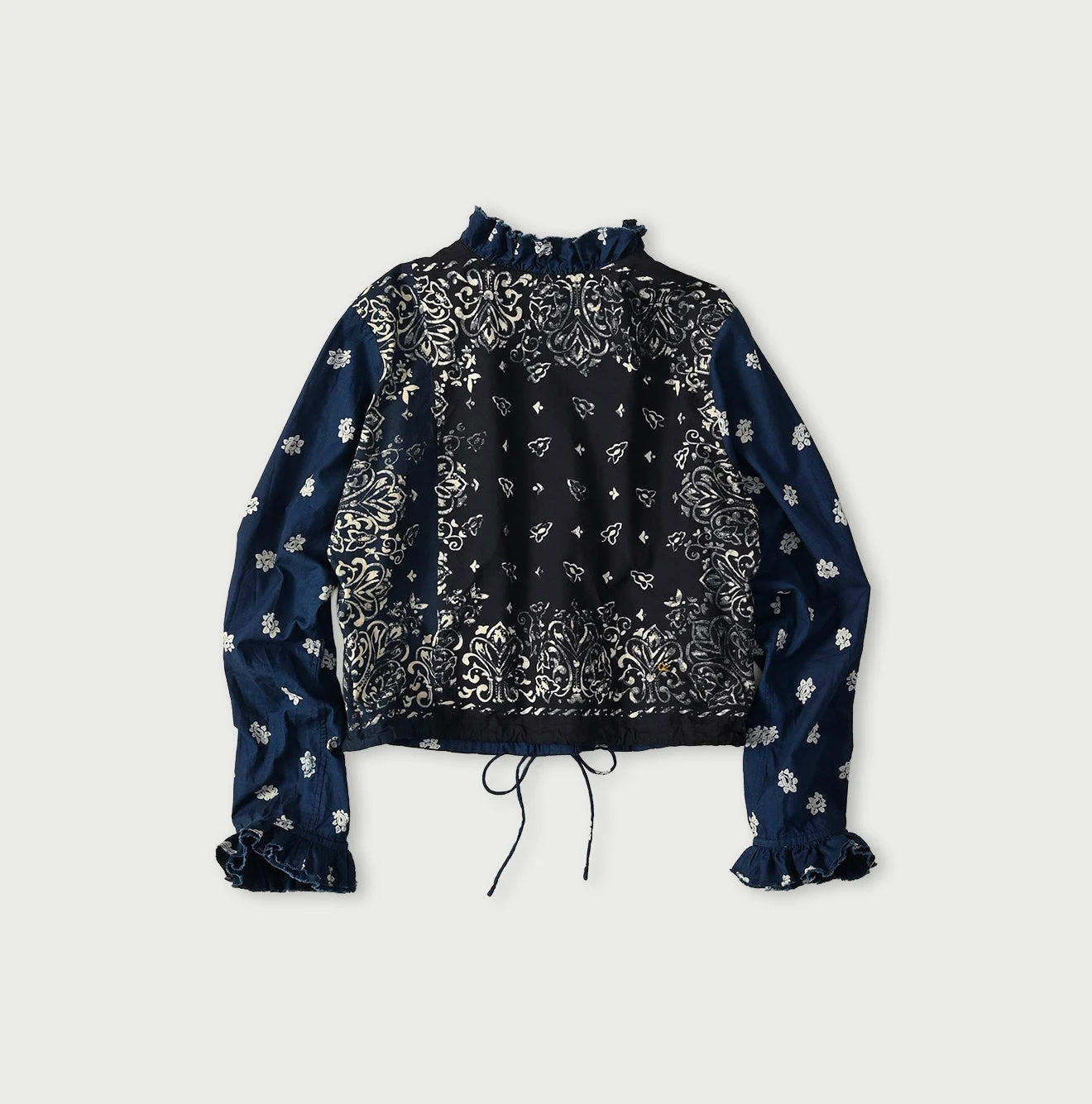 Indigo Hira Bandana Mix A la Mode Patchwork Tallulah Blouse