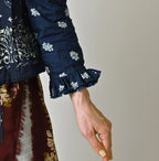 Indigo Hira Bandana Mix A la Mode Patchwork Tallulah Blouse