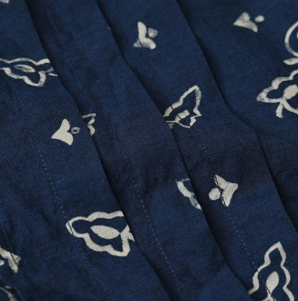 Indigo Hira Bandana Mix A la Mode Patchwork Tallulah Blouse