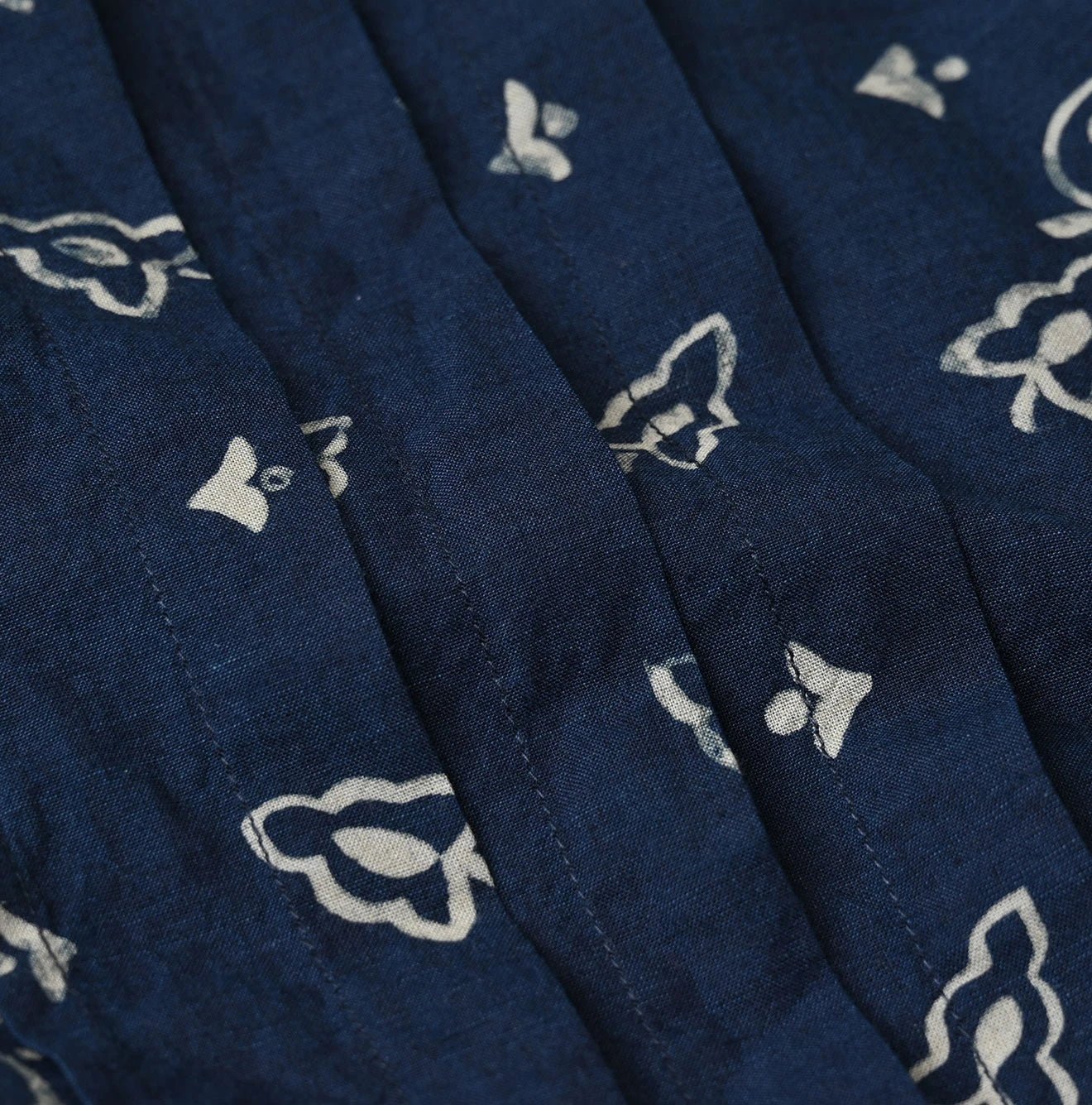 Indigo Hira Bandana Mix A la Mode Patchwork Tallulah Blouse