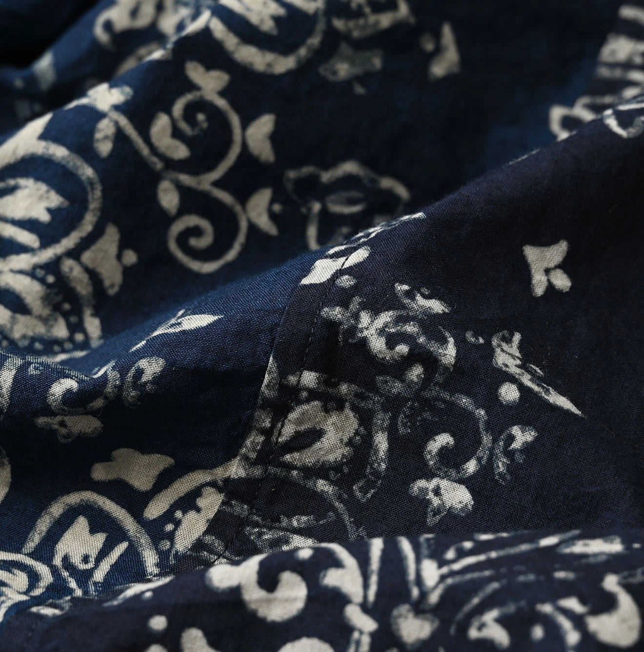 Indigo Hira Bandana Mix A la Mode Patchwork Tallulah Blouse