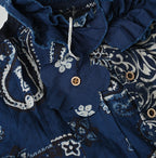Indigo Hira Bandana Mix A la Mode Patchwork Tallulah Blouse