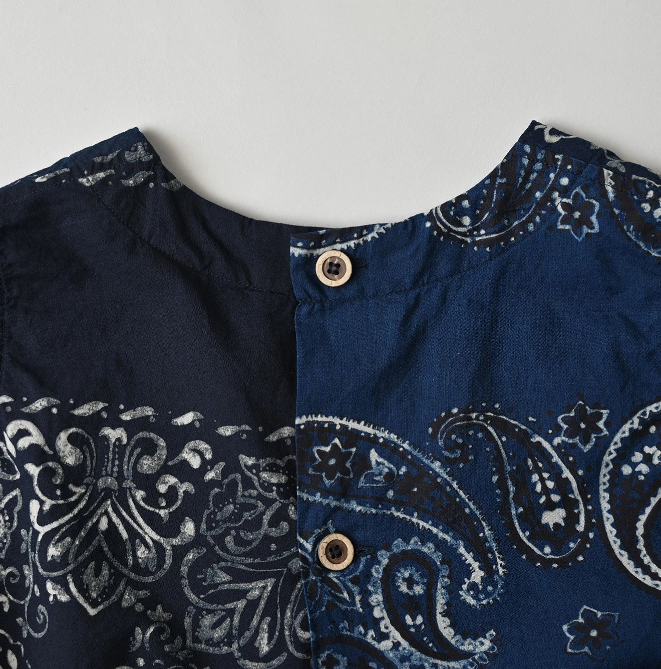 Indigo Hira Bandana Mix A la Mode Sleeveless Top