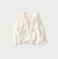 Feather Khadi Silk Frill de T-shirt
