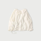 Feather Khadi Silk Frill de T-shirt