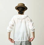 Feather Khadi Silk Frill de T-shirt