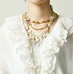 Feather Khadi Silk Frill de T-shirt