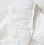 Feather Khadi Silk Frill de T-shirt