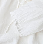 Feather Khadi Silk Frill de T-shirt