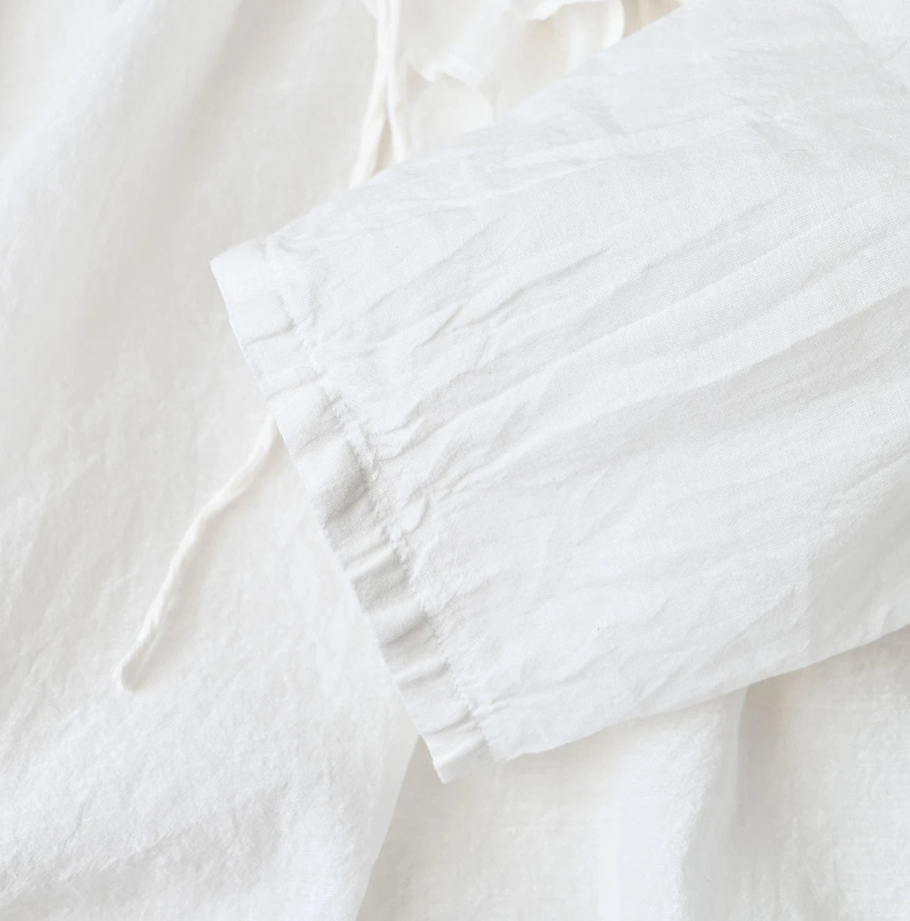 Feather Khadi Silk Frill de T-shirt
