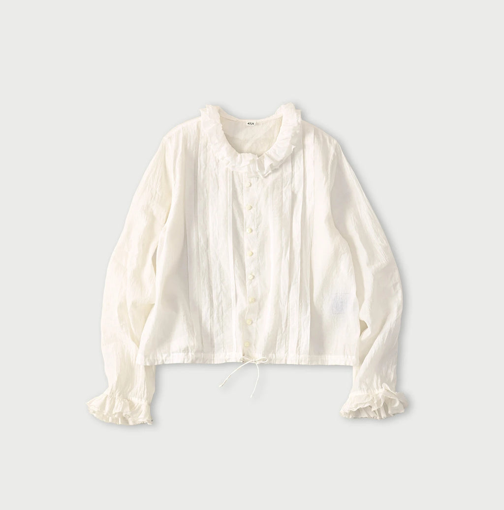 Feather Khadi Silk Tallulah Blouse