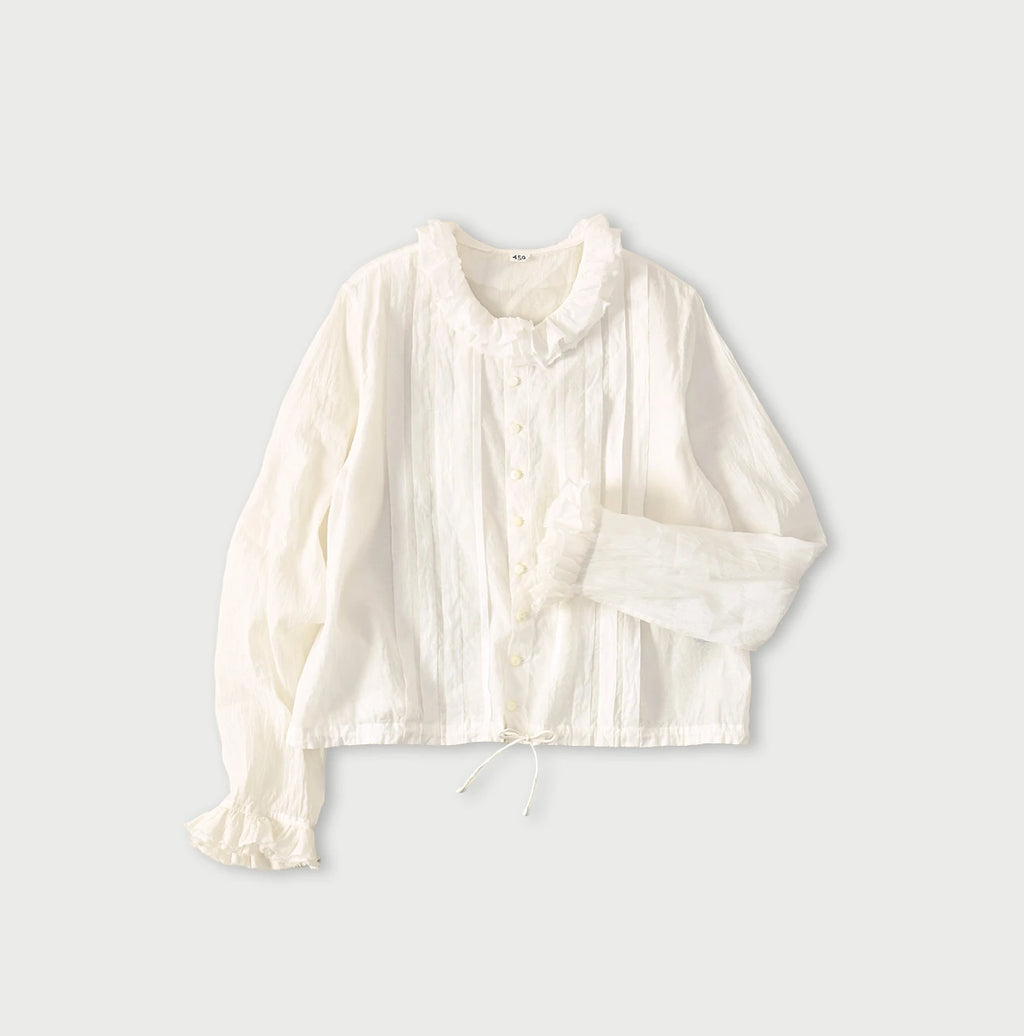 Feather Khadi Silk Tallulah Blouse