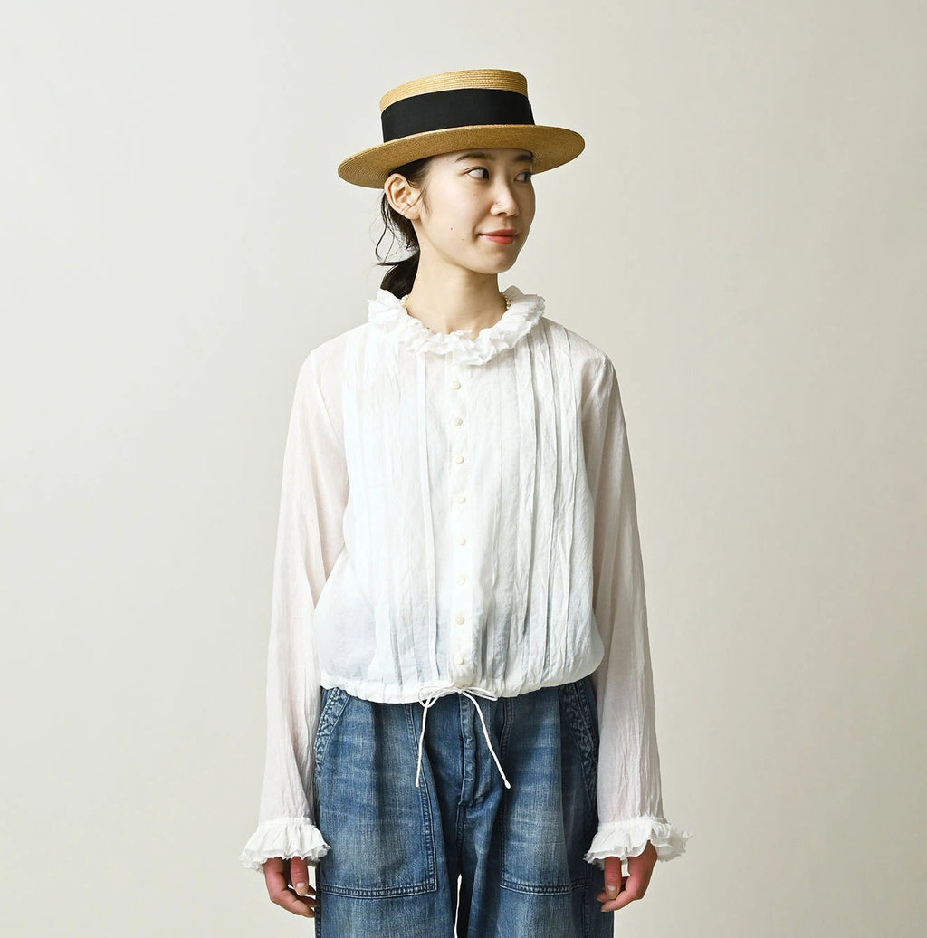 Feather Khadi Silk Tallulah Blouse
