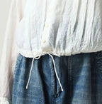 Feather Khadi Silk Tallulah Blouse