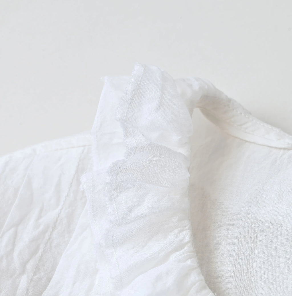 Feather Khadi Silk Tallulah Blouse