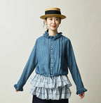 Ai Feather Khadi Silk Tallulah Blouse