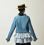 Ai Feather Khadi Silk Tallulah Blouse