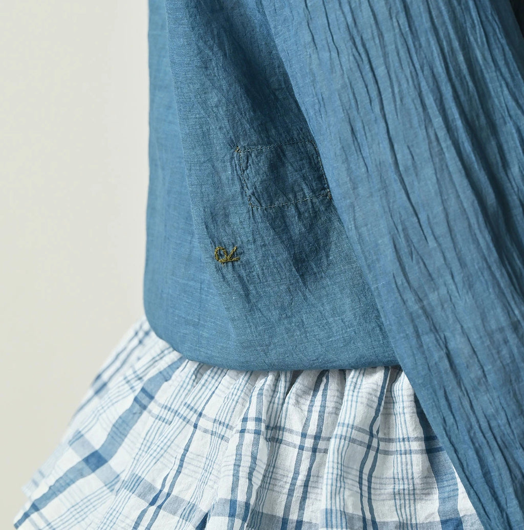 Ai Feather Khadi Silk Tallulah Blouse