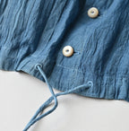 Ai Feather Khadi Silk Tallulah Blouse