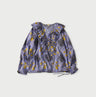 Indian Khadi Saffron Block Print Frill de T-shirt