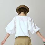 Indian Khadi Puff Blouse