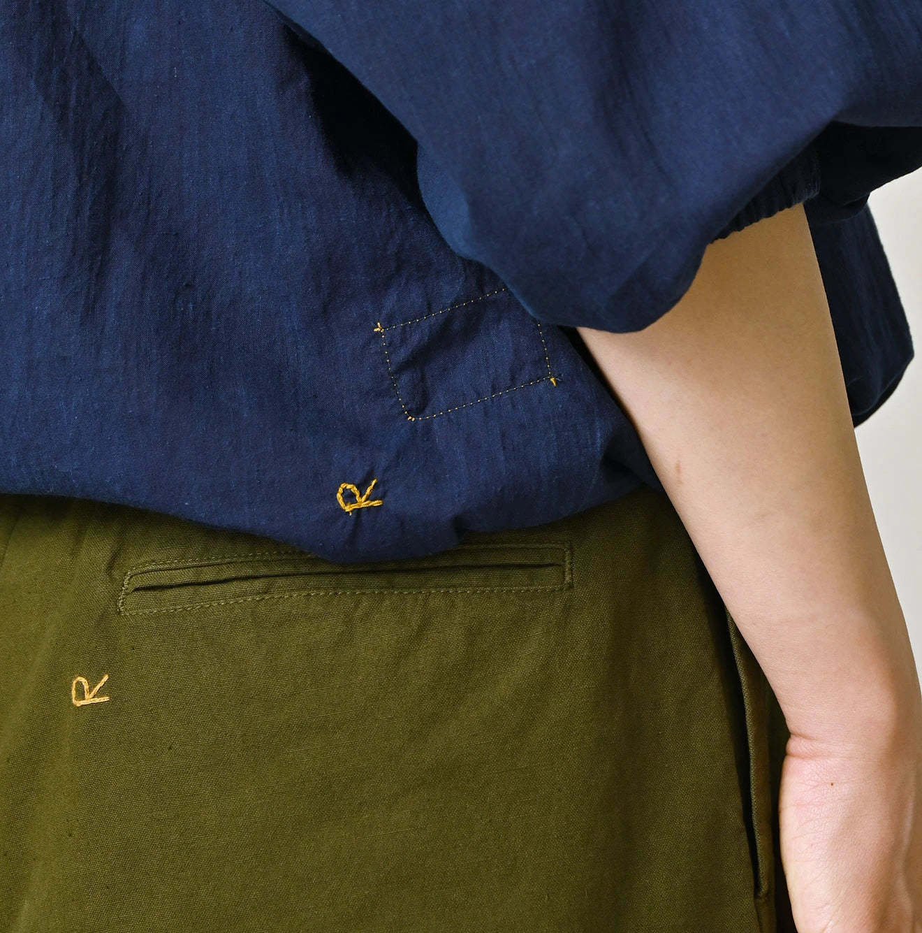 Ai Khadi Puff Blouse