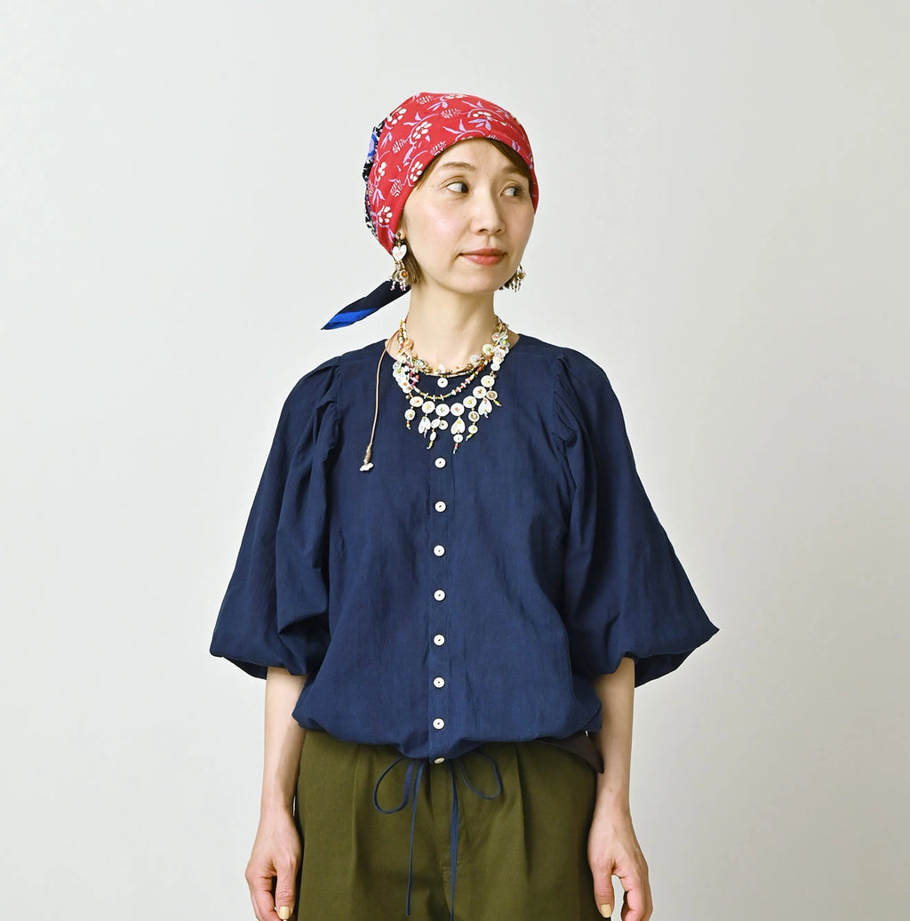Ai Khadi Puff Blouse
