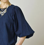 Ai Khadi Puff Blouse