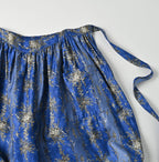 Chandelier Flower Print Puff Apron Skirt Detail