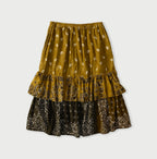 Indian Khadi Bandana Mix A la Mode Tiered Frill Petit Skirt