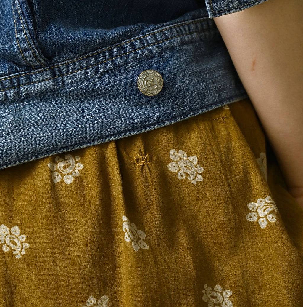 Indian Khadi Bandana Mix A la Mode Tiered Frill Petit Skirt