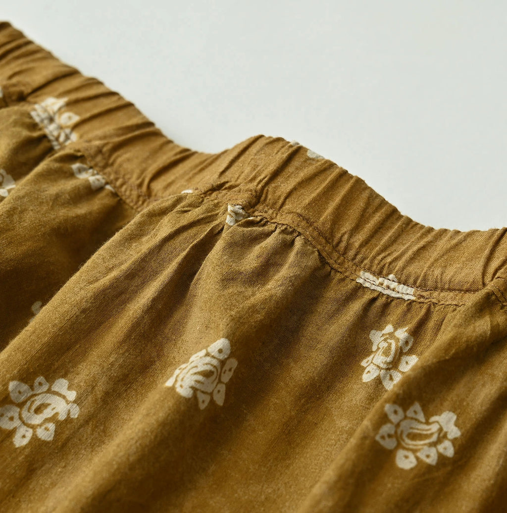 Indian Khadi Bandana Mix A la Mode Tiered Frill Petit Skirt