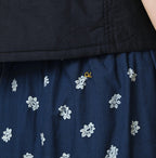 Indigo Hira Bandana Mix A la Mode Tiered Frill Petit Skirt