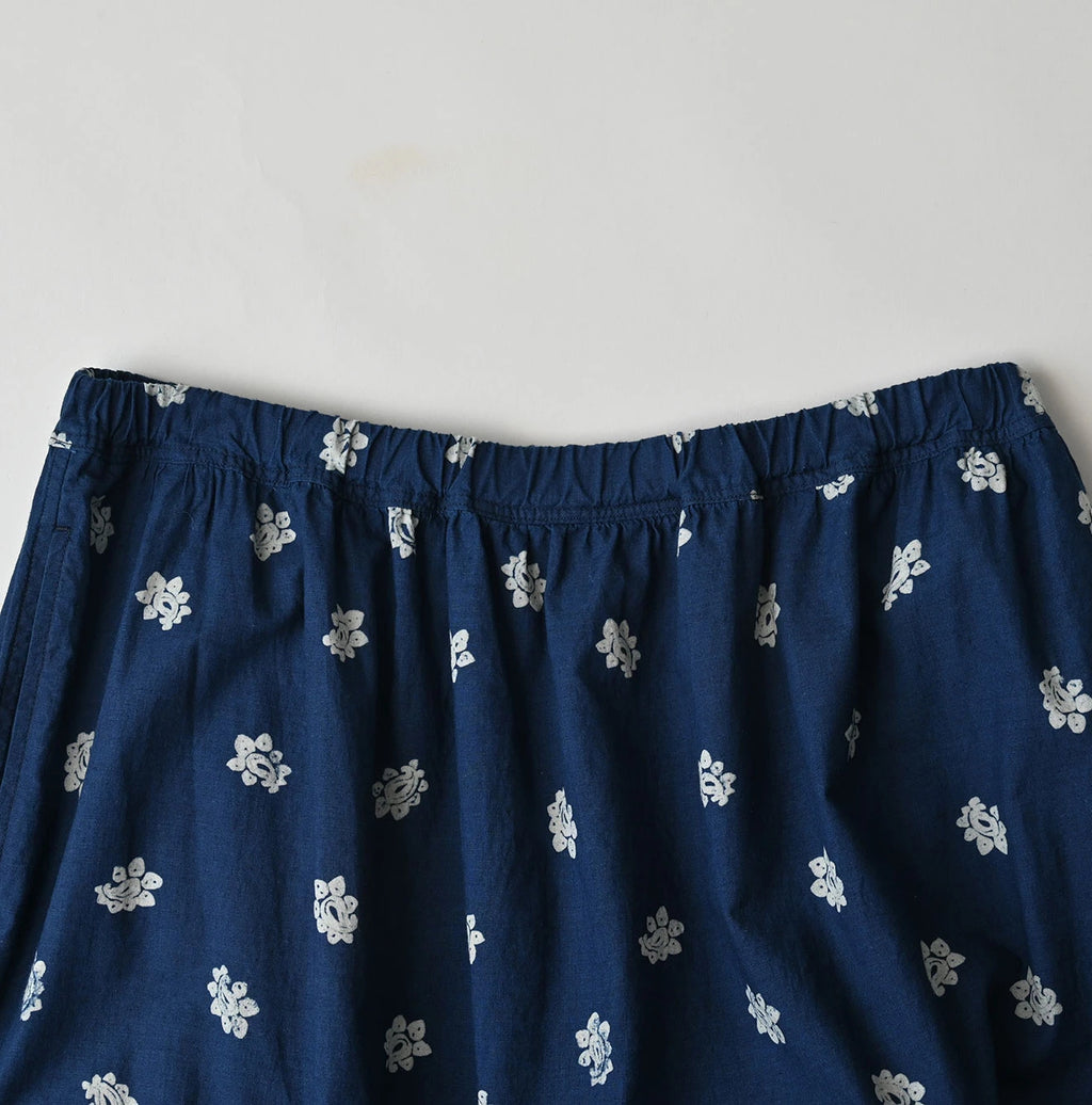 Indigo Hira Bandana Mix A la Mode Tiered Frill Petit Skirt