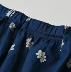 Indigo Hira Bandana Mix A la Mode Tiered Frill Petit Skirt