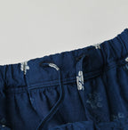 Indigo Hira Bandana Mix A la Mode Tiered Frill Petit Skirt