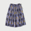 Indian Khadi Saffron Block Print Easy Gathered Skirt