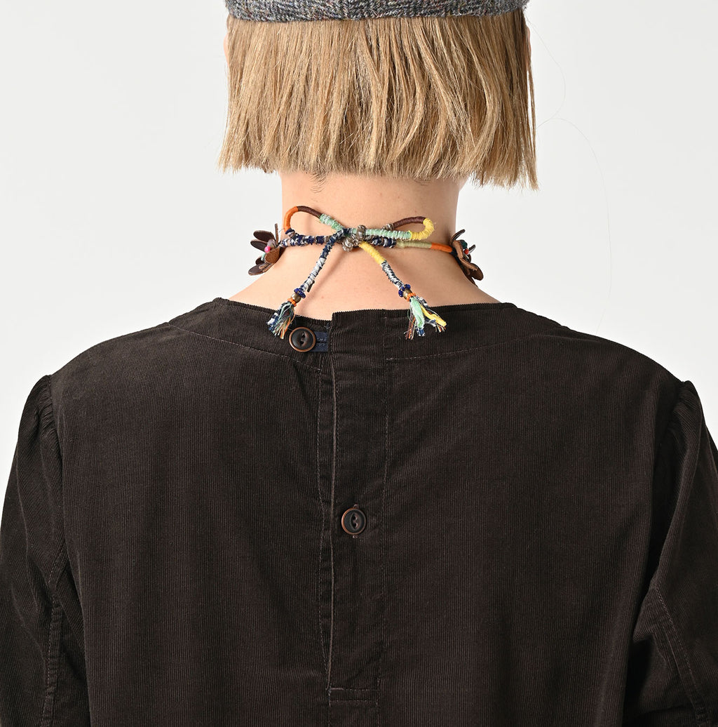 Pin Corduroy Tent Dress Detail